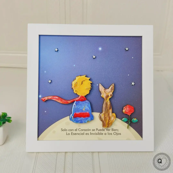 Cuadro Del Principito | Arte Fluido | Resina